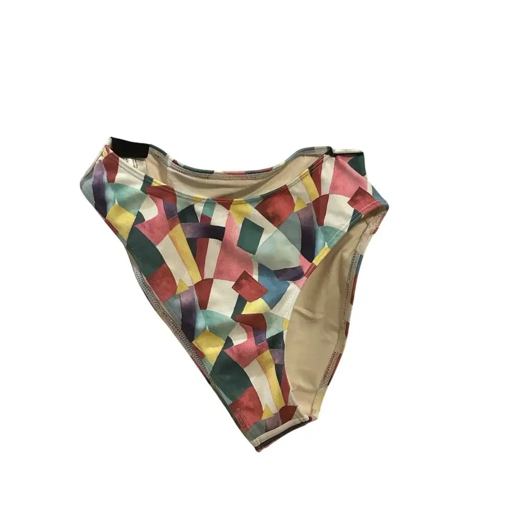 Zella Girls Geometric Rainbow Bikini size 10